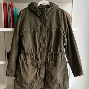 Levi's Olive Green Utility Jacket with Hood